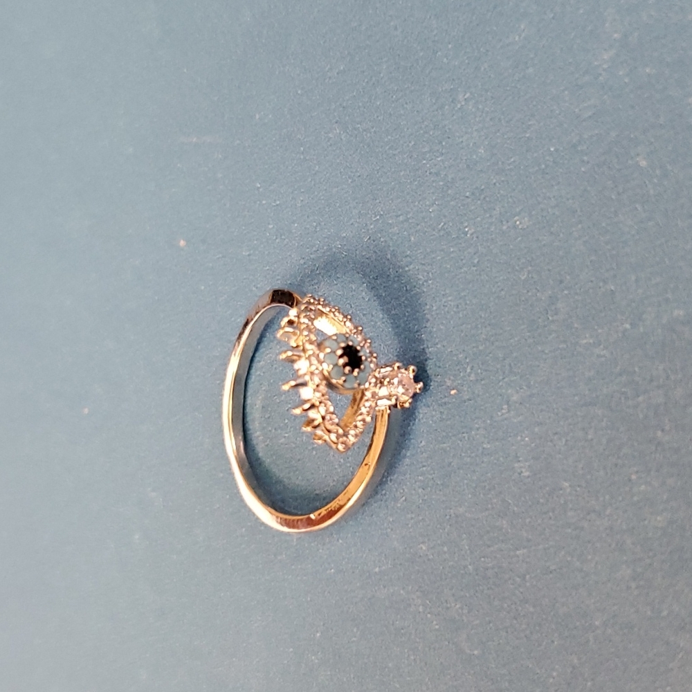 Evil Eye Ring - Adjustable - image 3
